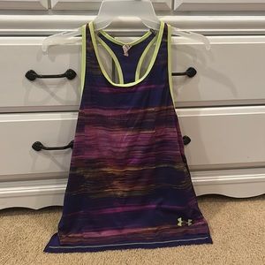 Under Armour Loose Youth Heat Gear Tank Top Size YMD